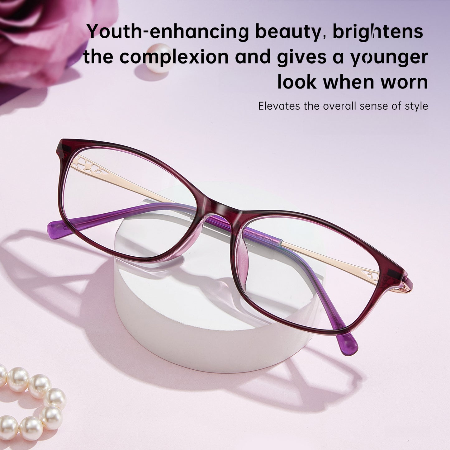 Bio Morph Elegant Eyeglass Frame for Women – Prescription Ready Design