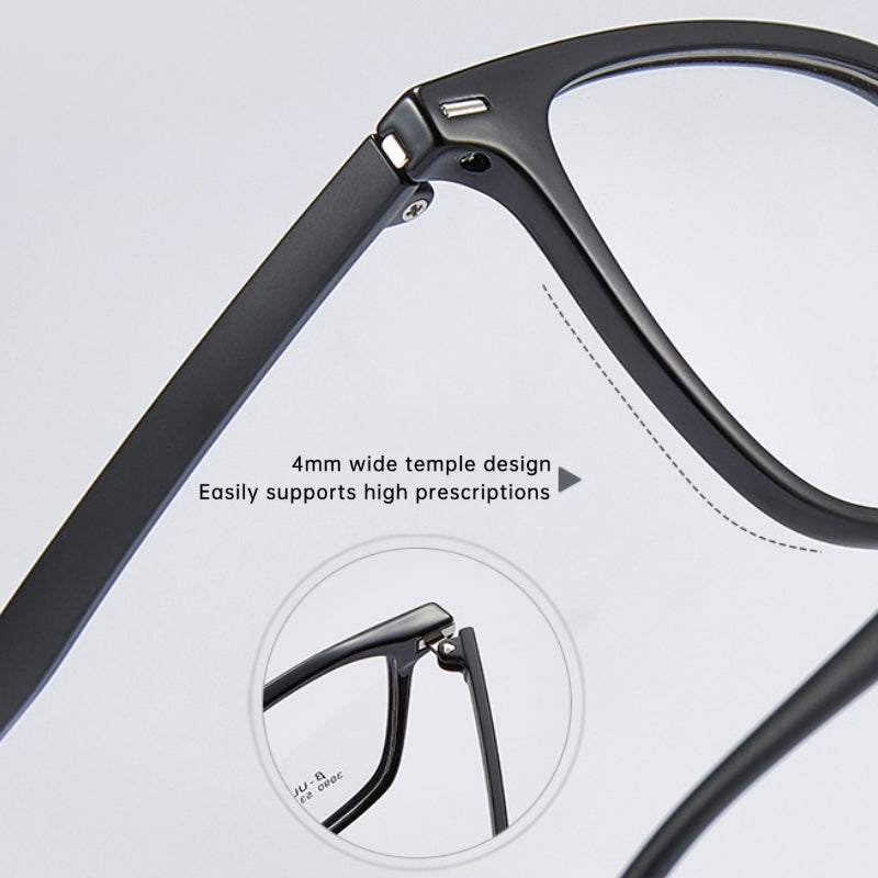 Zero Trust Unisex Ultra-Light TR Eyeglass Frame – Prescription Ready