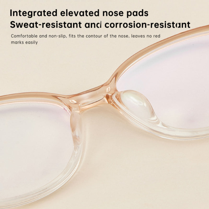Bio Morph Elegant TR Alloy Eyeglass Frame for Women – Hollow Temple Design