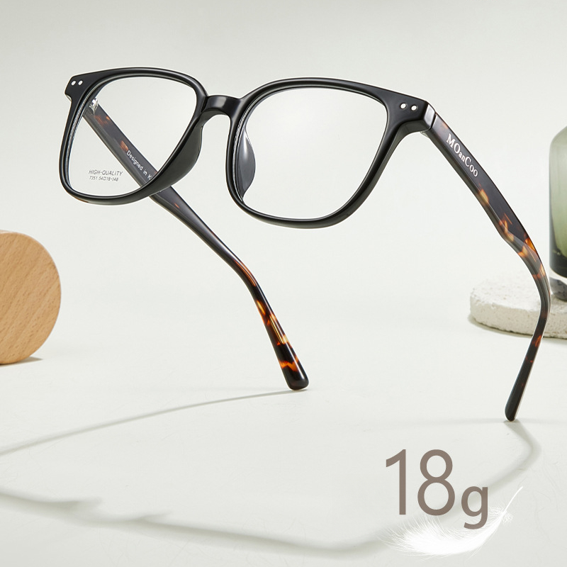 Zero Trust Retro Metal Prescription Glasses Frame – Square Oversized Unisex Design