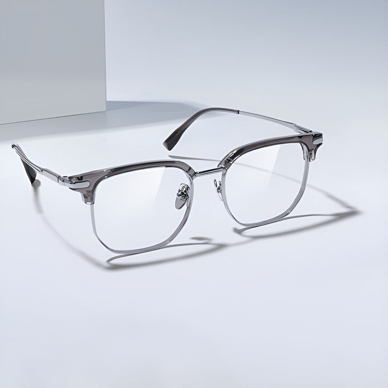 Modulor Edge Square Semi-Rimless Fashion Glasses (101330)