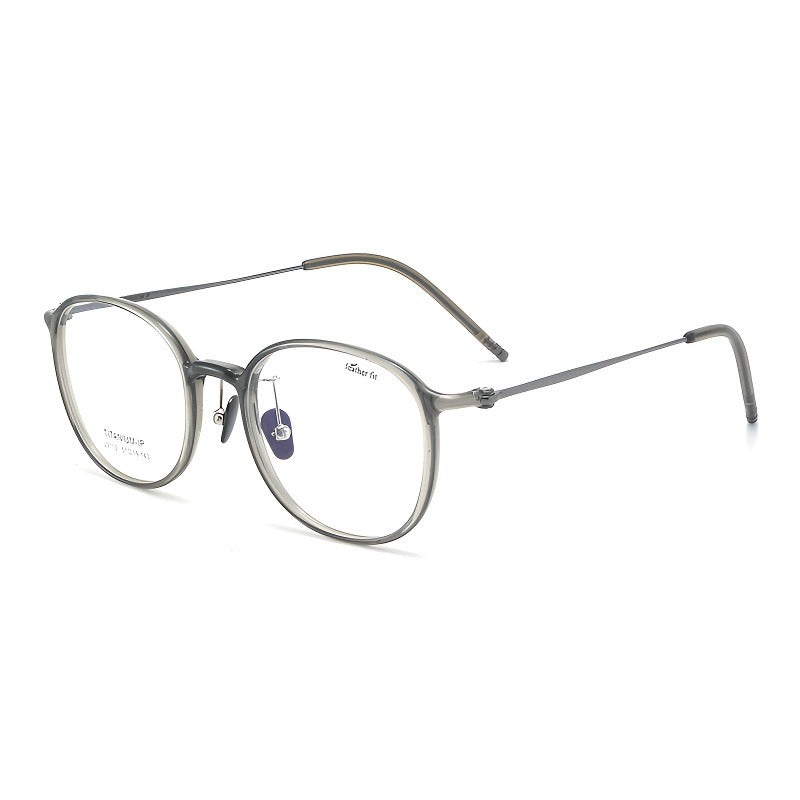 Bio Morph Oval Full-Rim Fashion Retro Glasses