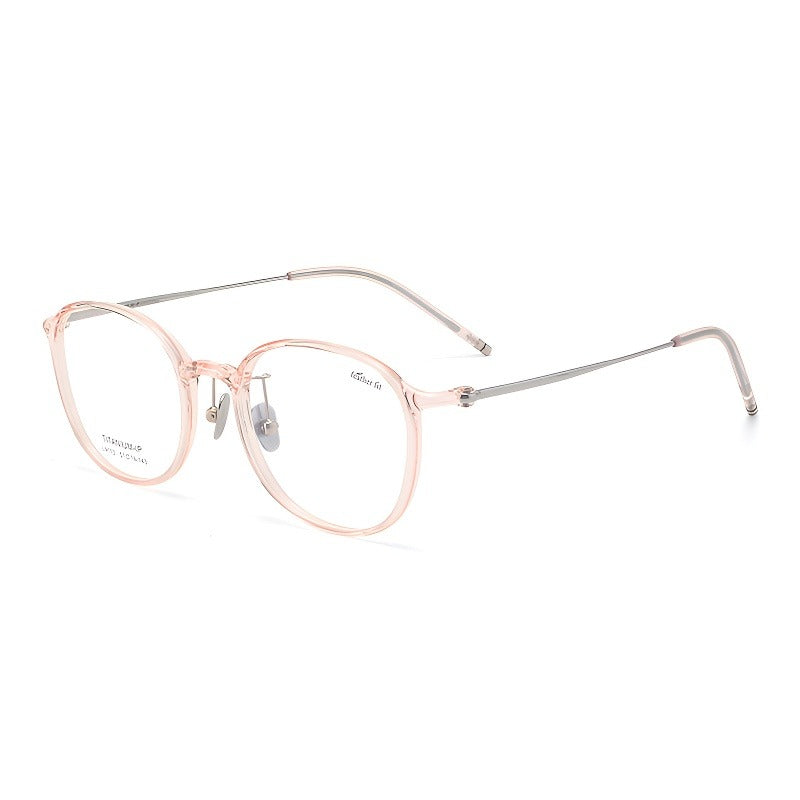 Bio Morph Oval Full-Rim Fashion Retro Glasses