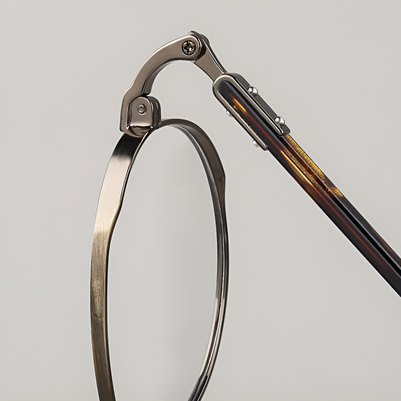 Resona Curve Oval Full-Rim Fashion Retro Glasses