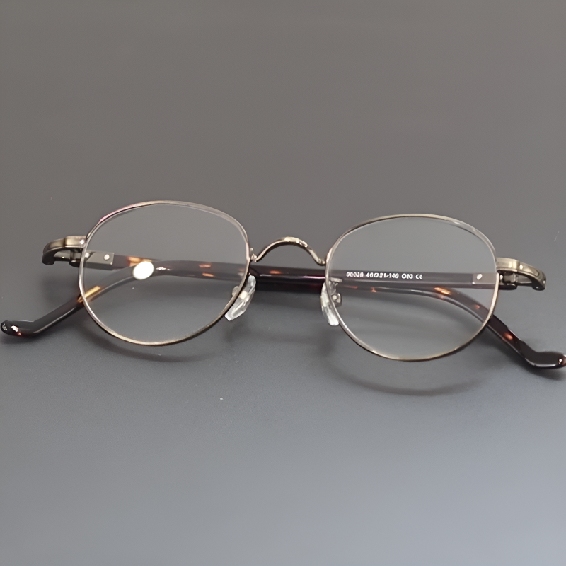 Resona Curve Oval Full-Rim Fashion Retro Glasses