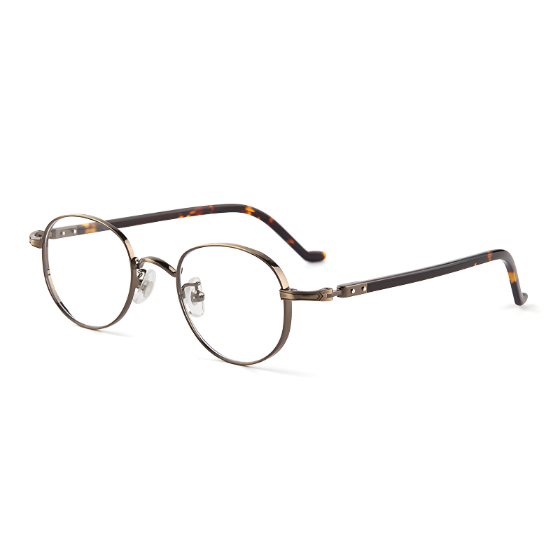 Resona Curve Oval Full-Rim Fashion Retro Glasses