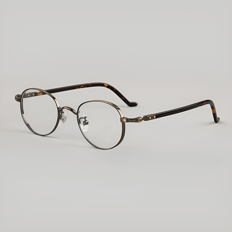 Resona Curve Oval Full-Rim Fashion Retro Glasses