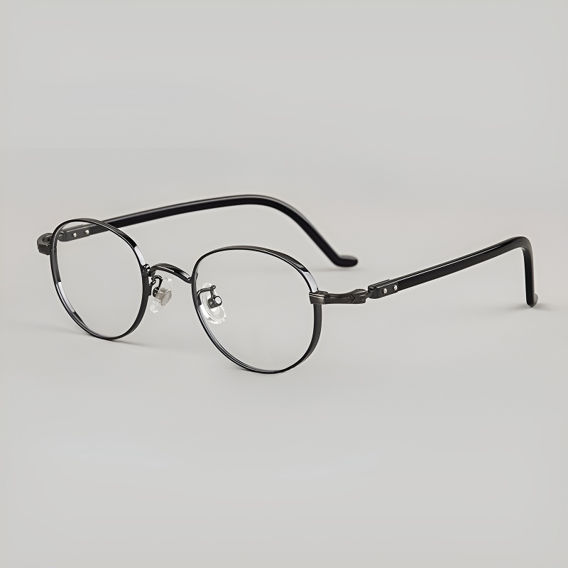Resona Curve Oval Full-Rim Fashion Retro Glasses