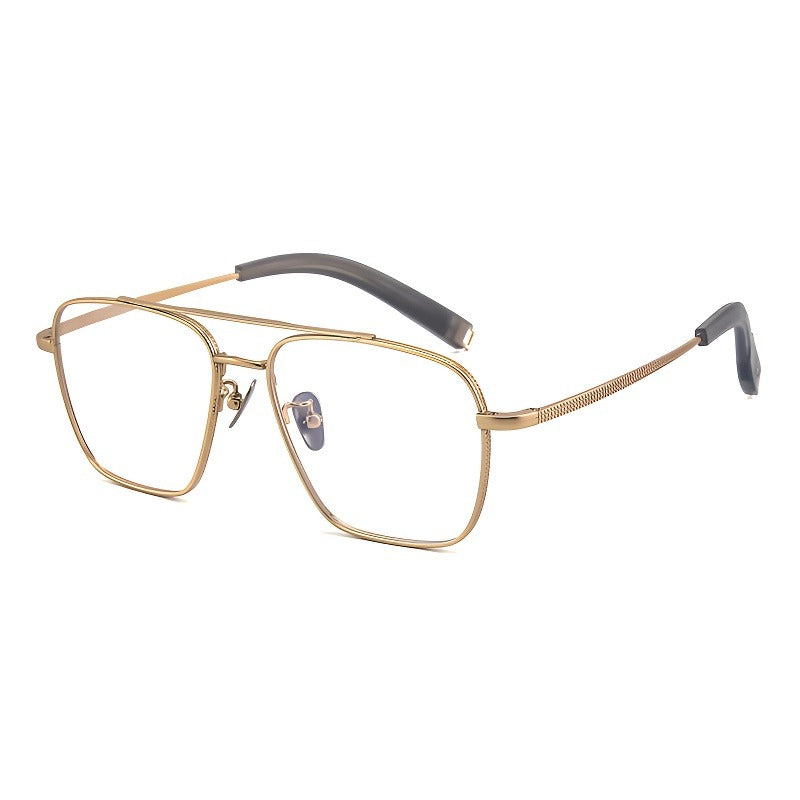 Fracto Flux Geometric Full-Rim Fashion Business Glasses