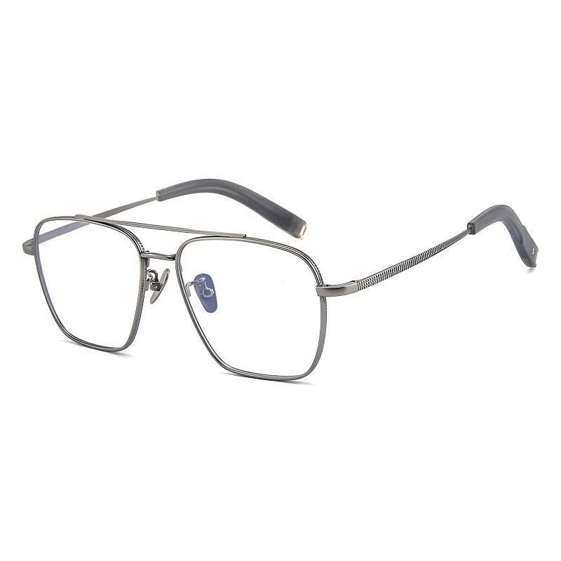 Fracto Flux Geometric Full-Rim Fashion Business Glasses