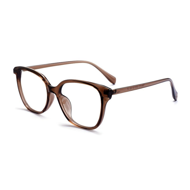 Bio Morph Oval Full-Rim Fashion Retro Glasses