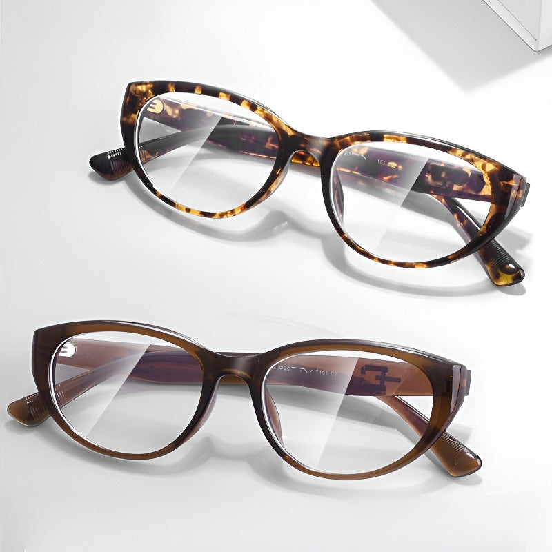 Arachne Curve Cat-Eye Full-Rim Fashion Retro Glasses