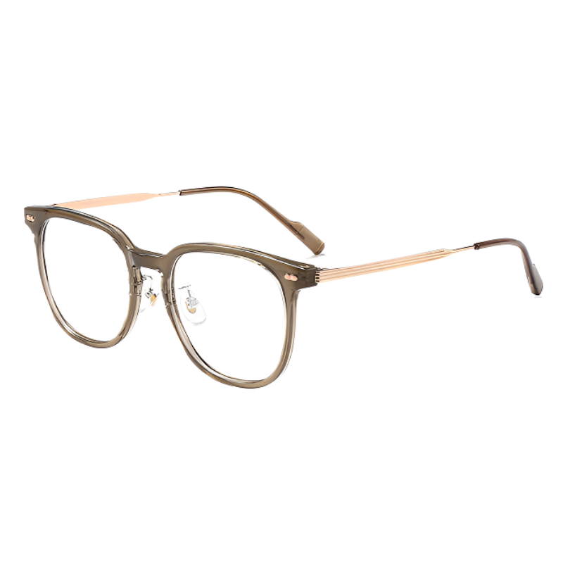 Luna Obscura Round Full-Rim Fashion Retro Glasses