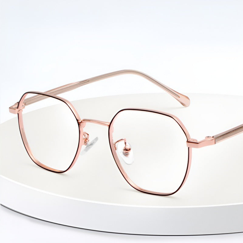 Resona Curve Oval Full-Rim Fashion Glasses