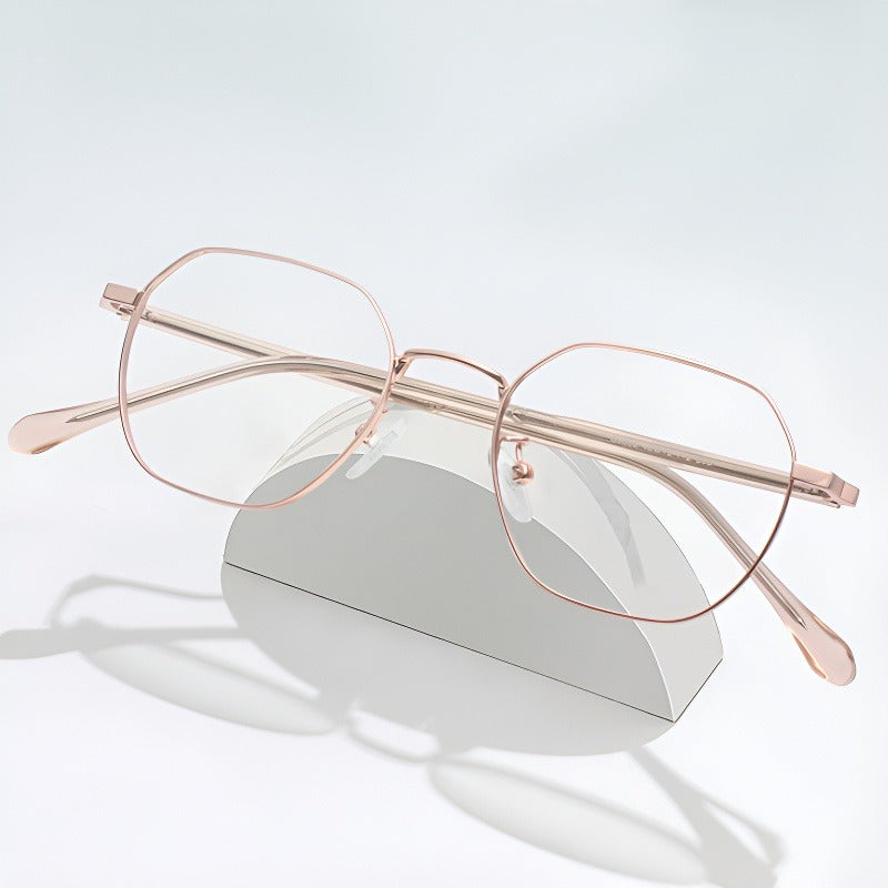 Resona Curve Oval Full-Rim Fashion Glasses