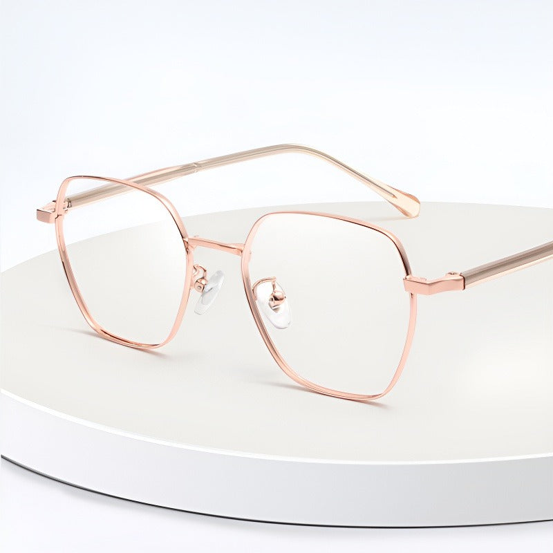 Resona Curve Oval Full-Rim Fashion Glasses
