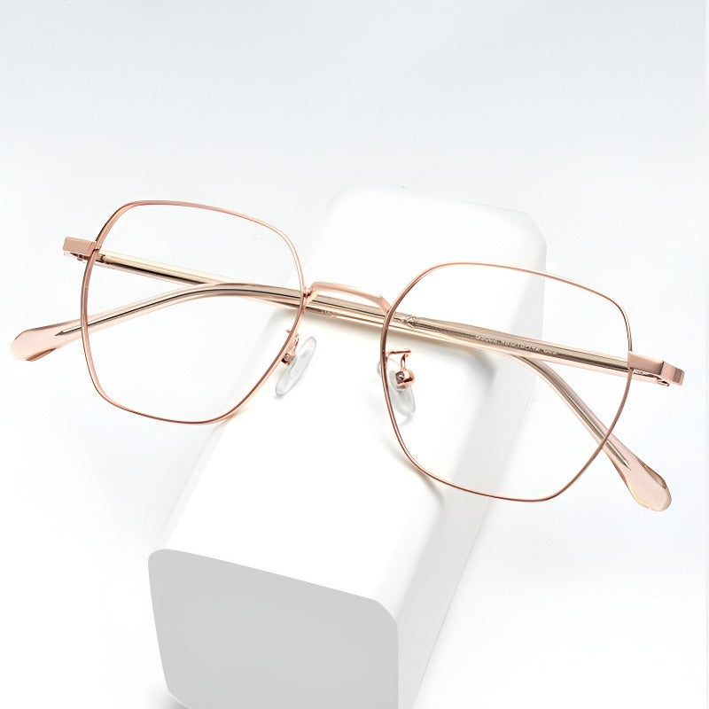 Resona Curve Oval Full-Rim Fashion Glasses
