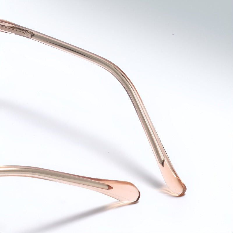 Resona Curve Oval Full-Rim Fashion Glasses