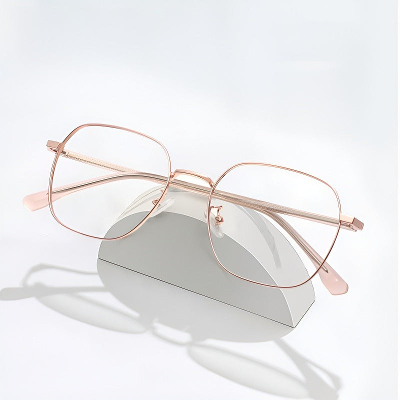 Resona Curve Oval Full-Rim Fashion Glasses