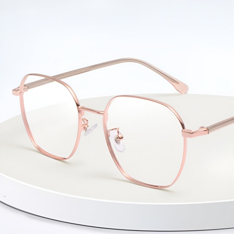Resona Curve Oval Full-Rim Fashion Glasses