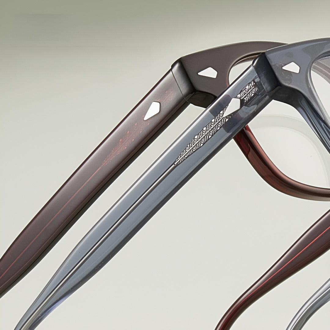 Zero Trust Square Full-Rim Fashion Glasses