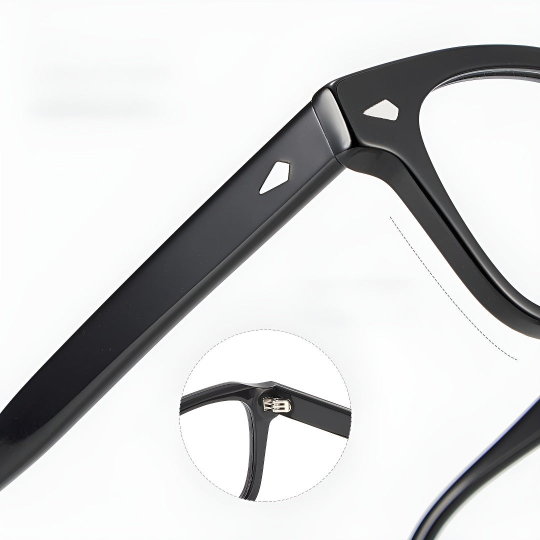 Zero Trust Square Full-Rim Fashion Glasses