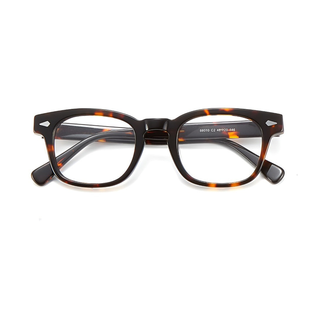 Zero Trust Square Full-Rim Fashion Glasses