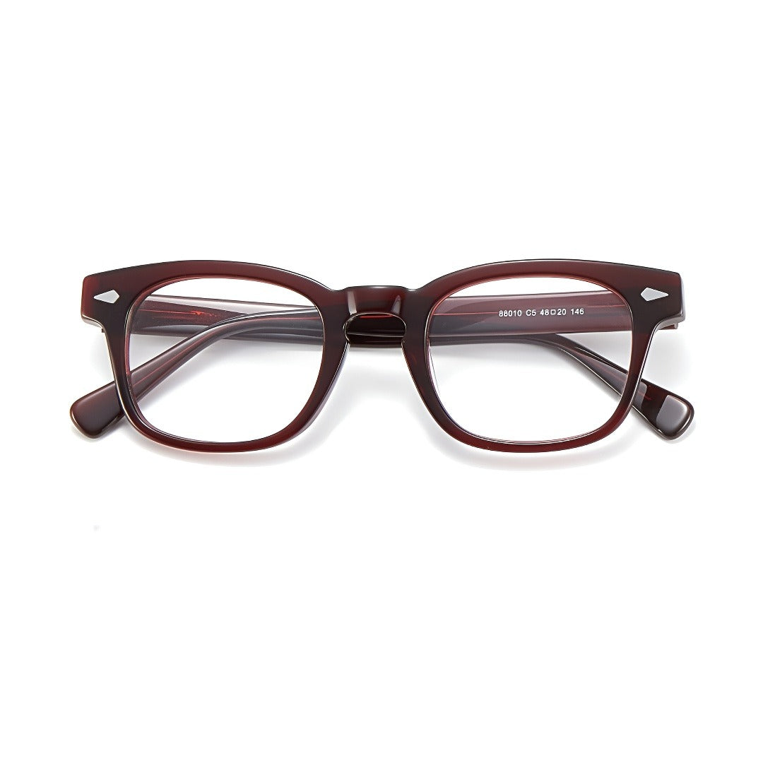 Zero Trust Square Full-Rim Fashion Glasses