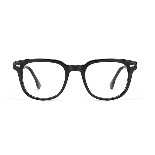 Zero Trust Square Full-Rim Fashion Retro Glasses