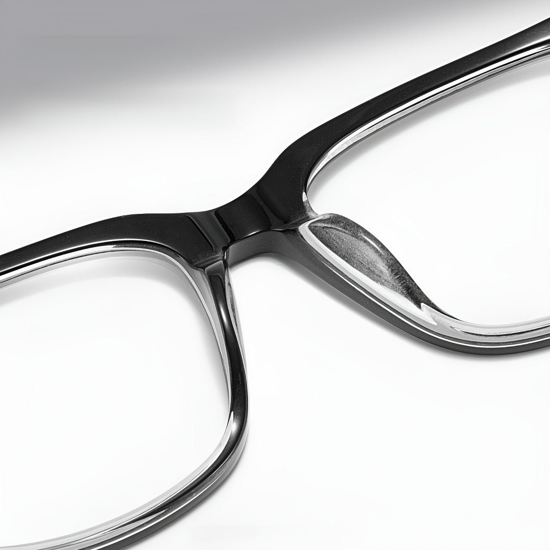 Zero Trust Square Full-Rim Fashion Retro Glasses