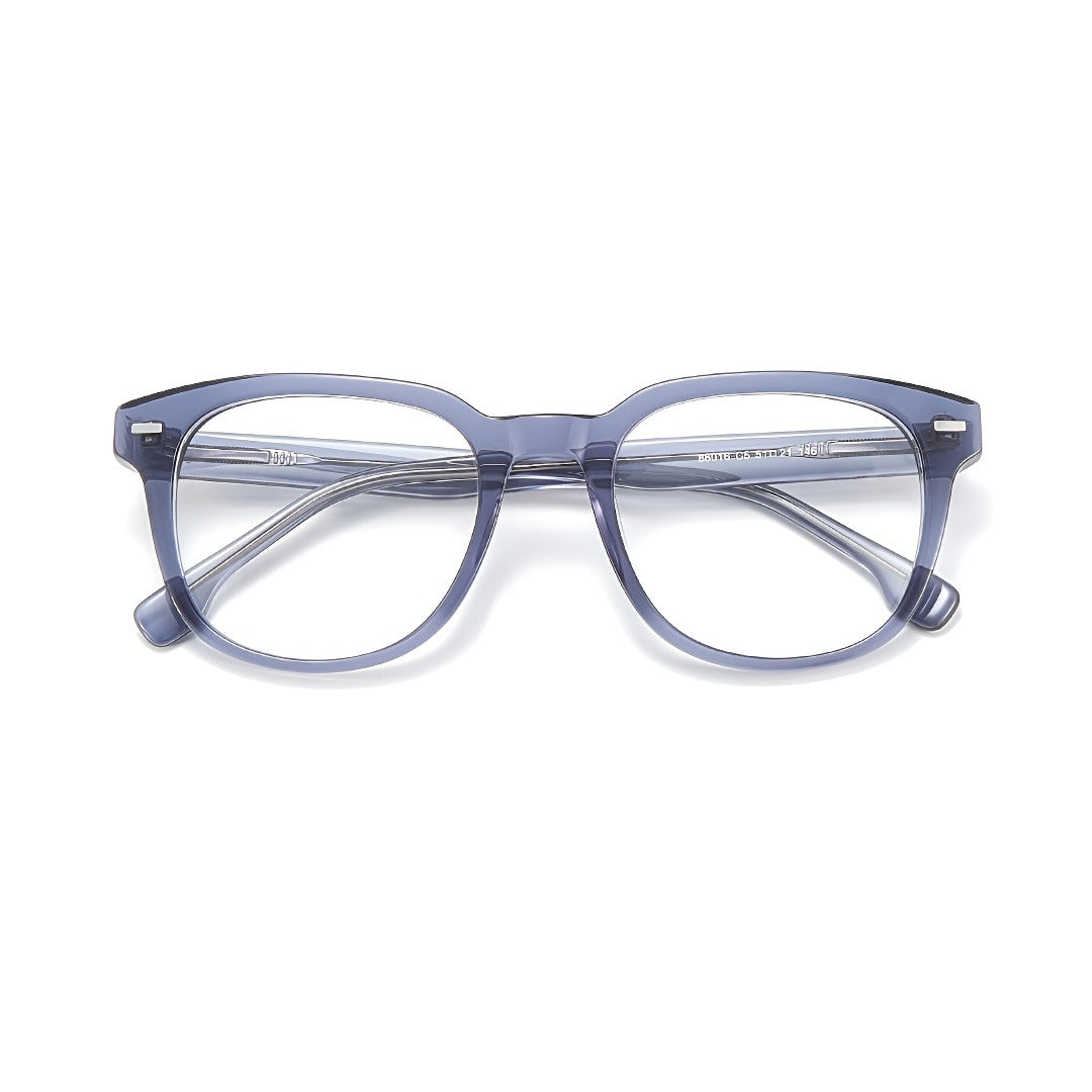 Zero Trust Square Full-Rim Fashion Retro Glasses
