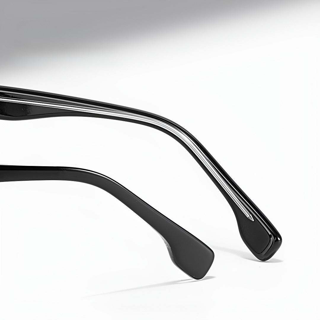 Zero Trust Square Full-Rim Fashion Retro Glasses