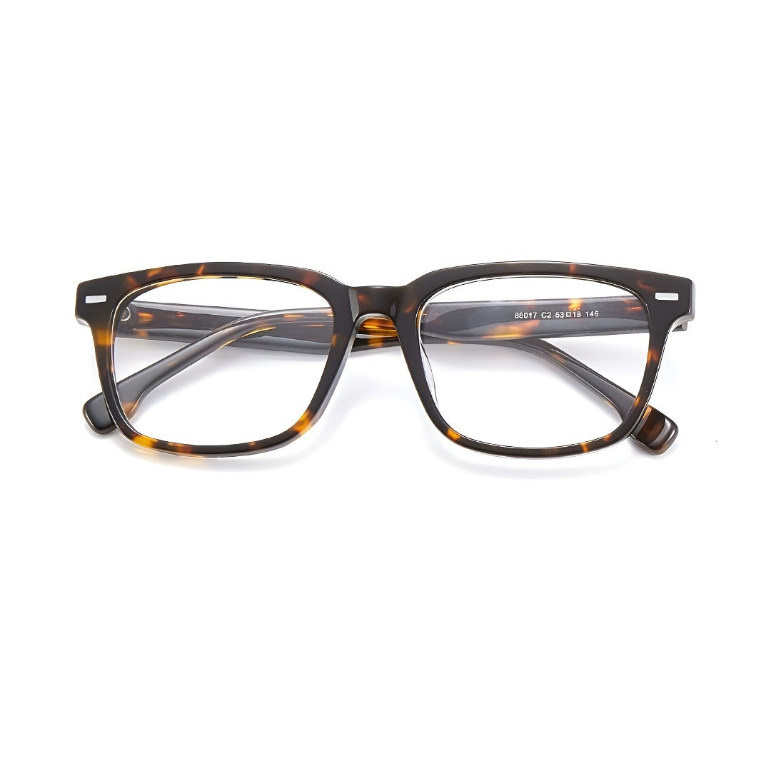 Zero Trust Square Full-Rim Fashion Retro Glasses