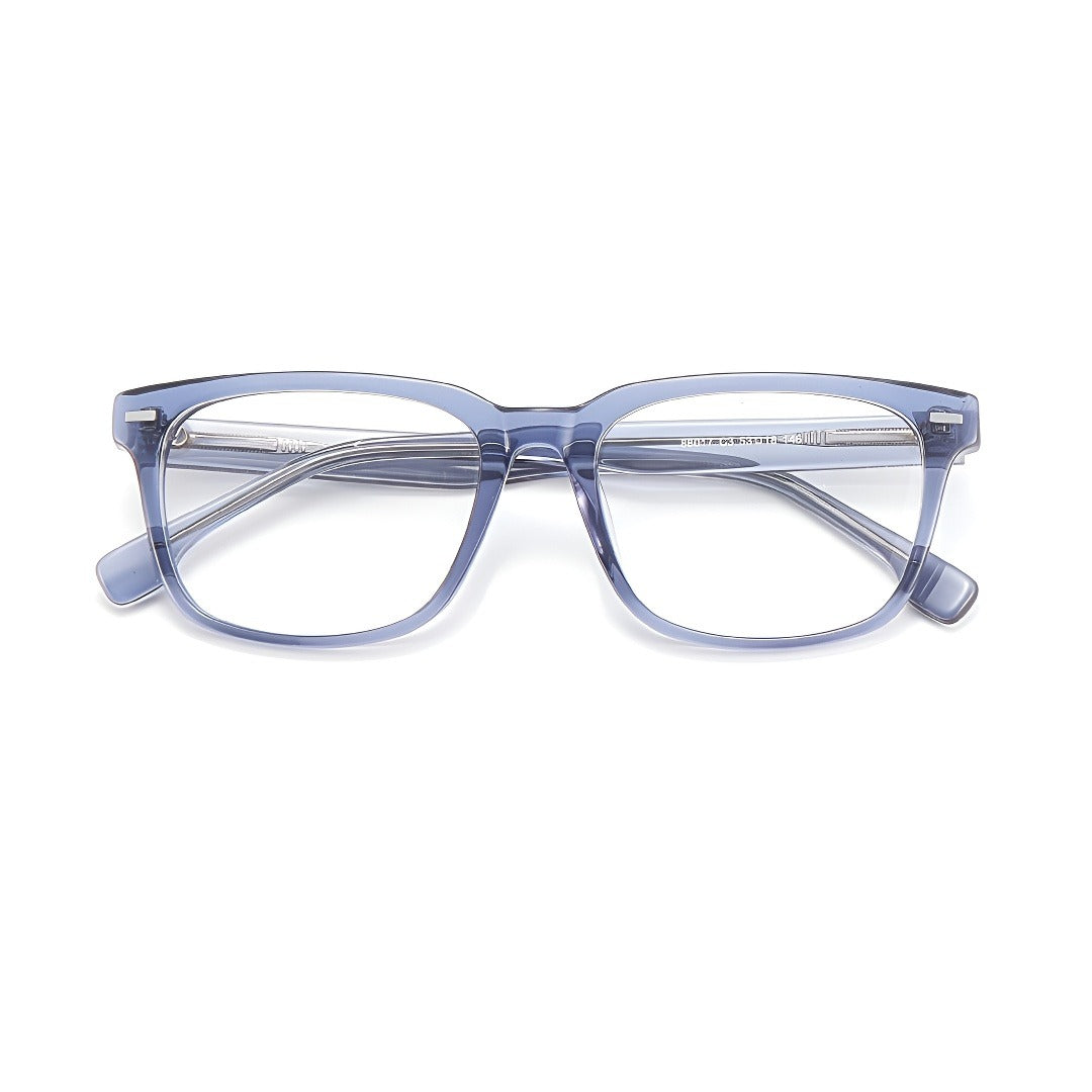 Zero Trust Square Full-Rim Fashion Retro Glasses