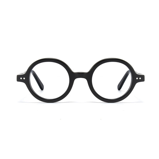 Helix Ring Round Full-Rim Fashion Retro Glasses