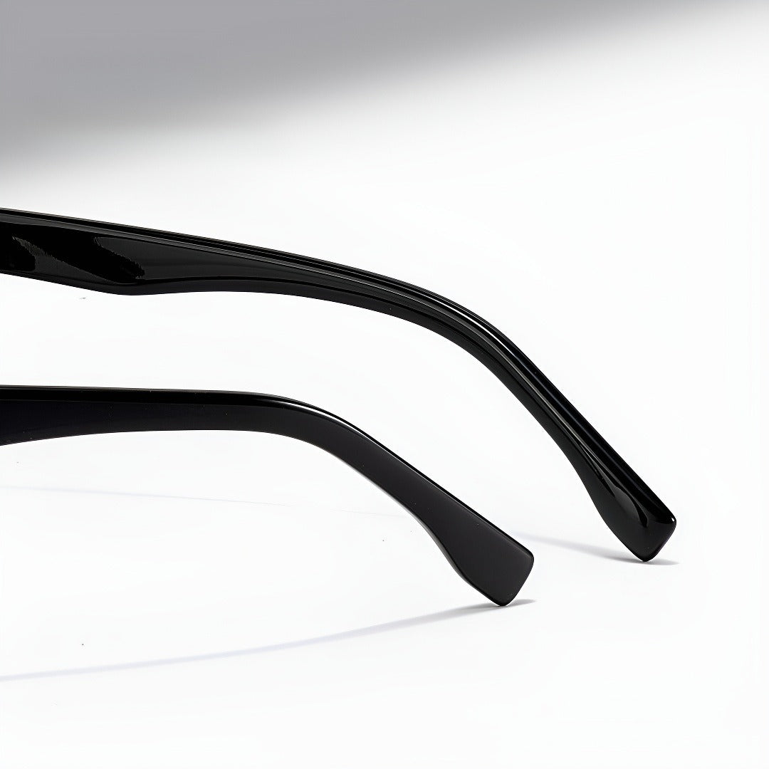 Zero Trust Square Full-Rim Fashion Retro Glasses