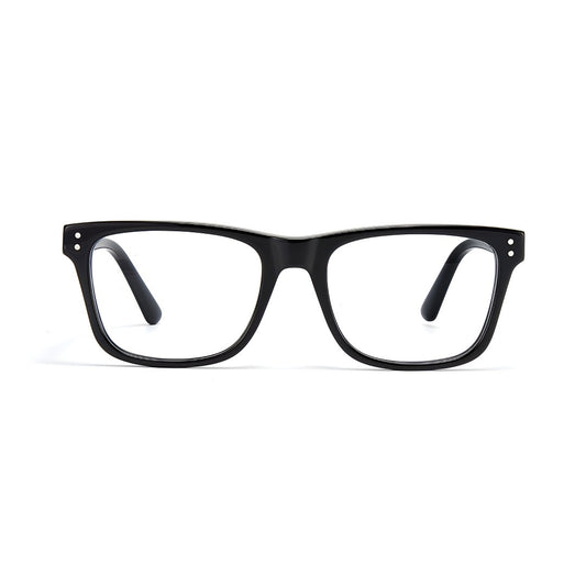 Zero Trust Square Full-Rim Fashion Retro Glasses