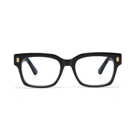 Zero Trust Square Full-Rim Fashion Retro Glasses