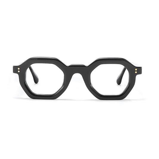Klein Geometric Full-Rim Fashion Glasses