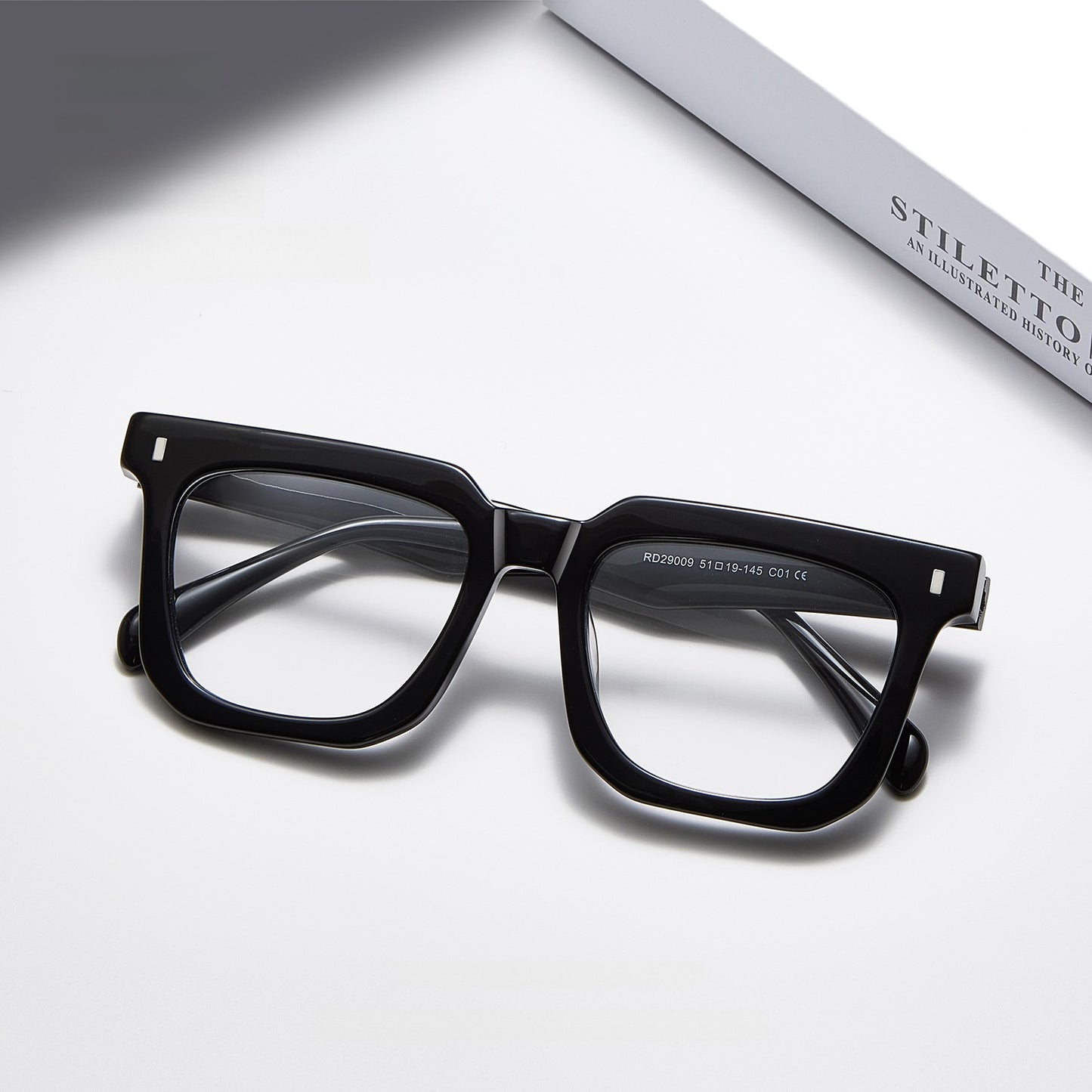 Zero Trust Square Full-Rim Fashion Glasses