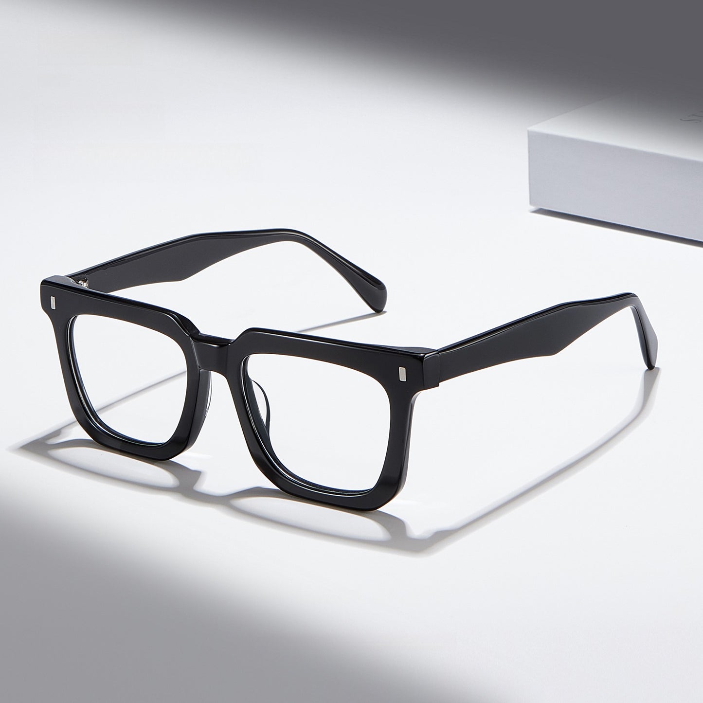 Zero Trust Square Full-Rim Fashion Glasses