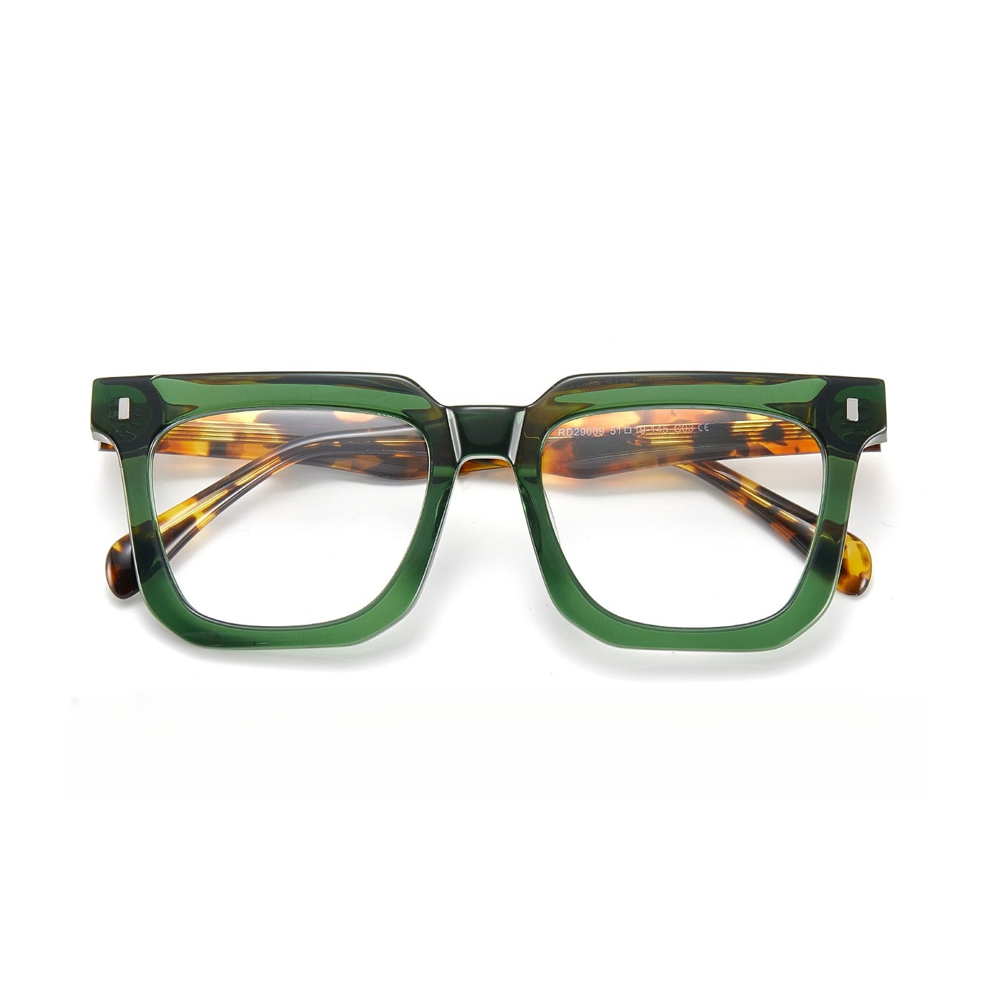 Zero Trust Square Full-Rim Fashion Glasses