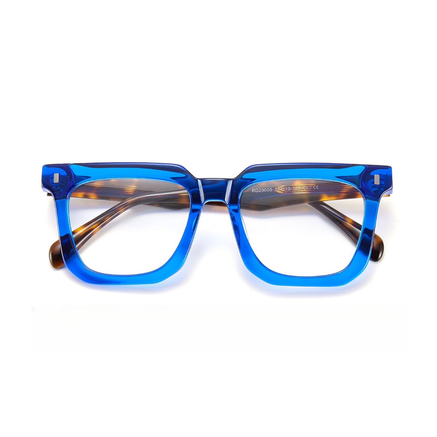 Zero Trust Square Full-Rim Fashion Glasses