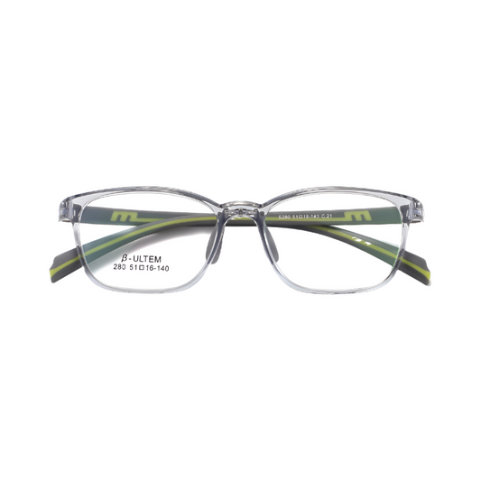 Book Light Youth Sports Glasses Frame – Dual-Color TR Silicone, Durable & Prescription Ready