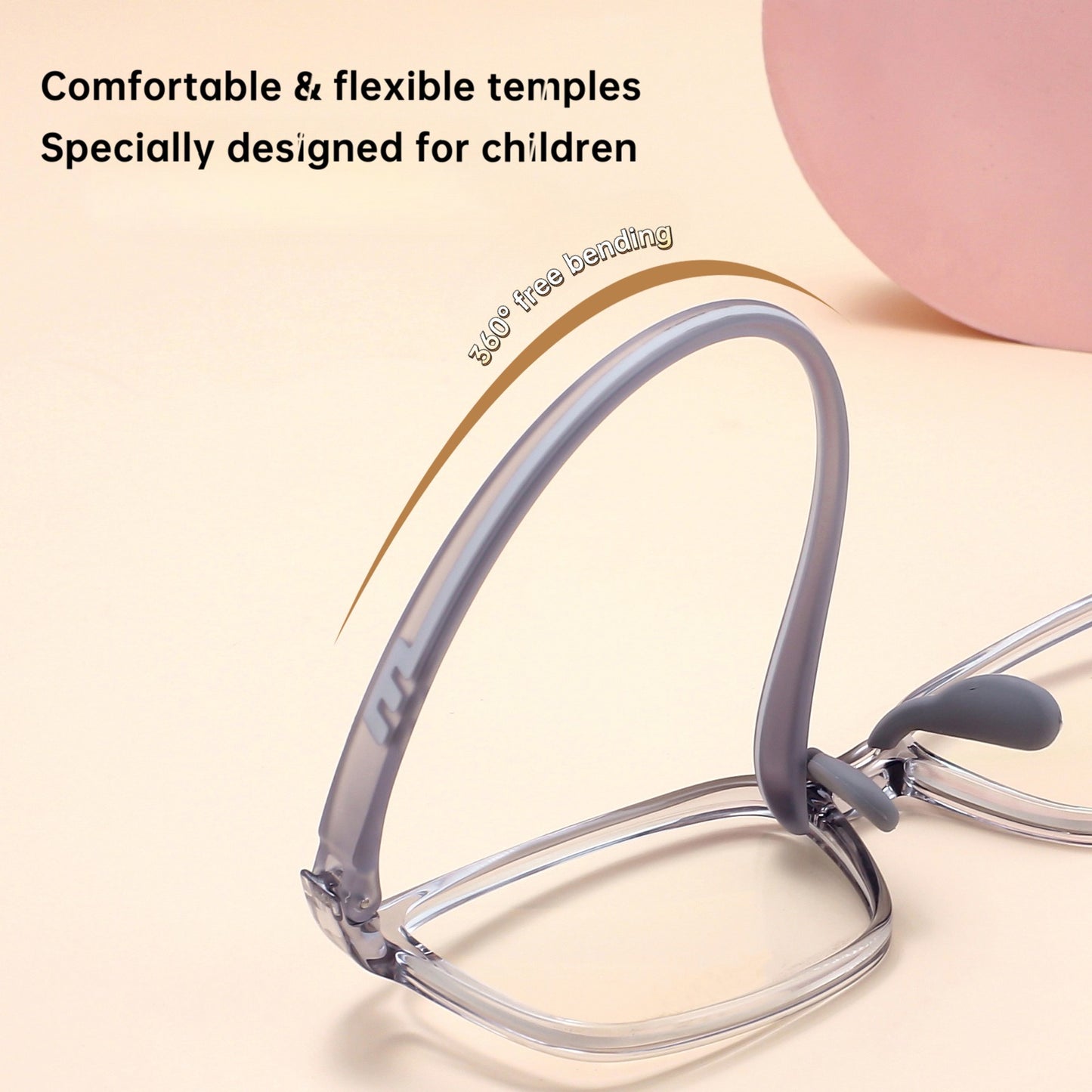 Book Light Youth TR Sports Glasses Frame – Soft Silicone Nose Pads, Stylish & Prescription Ready