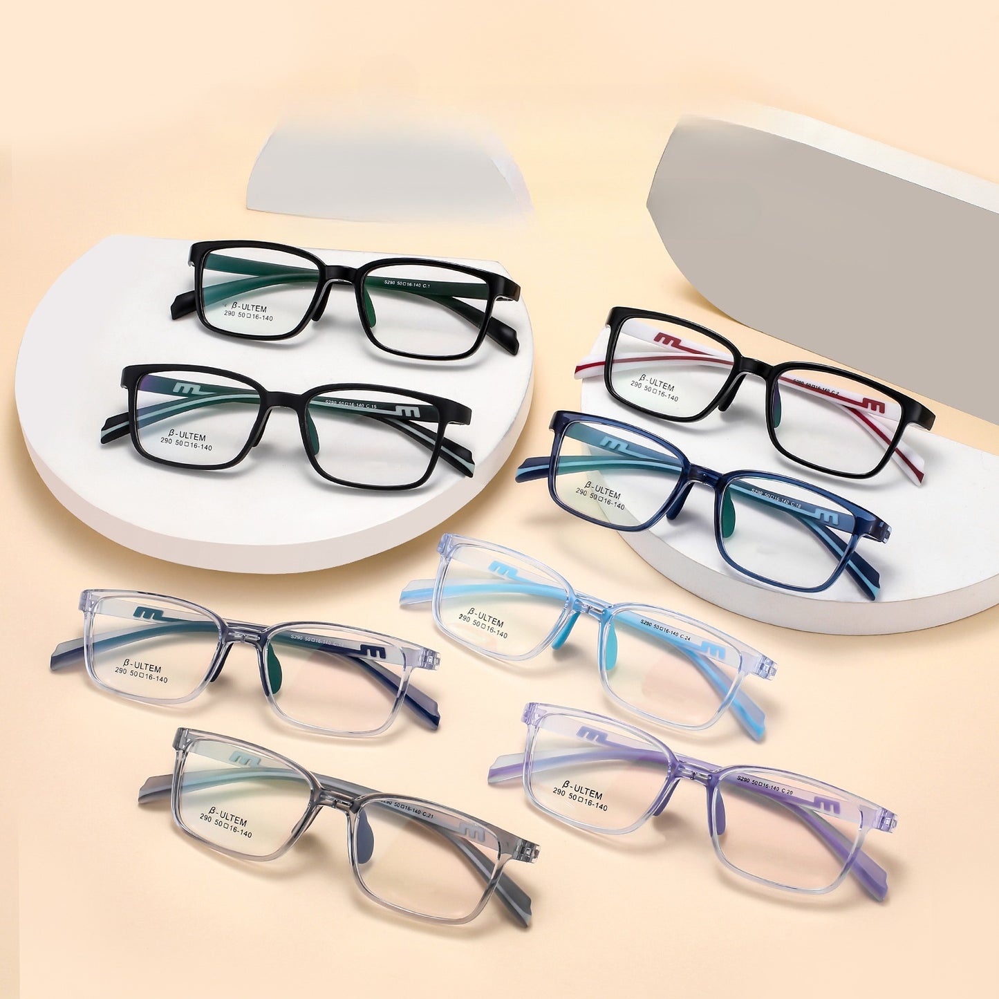 Book Light Youth TR Sports Glasses Frame – Soft Silicone Nose Pads, Stylish & Prescription Ready