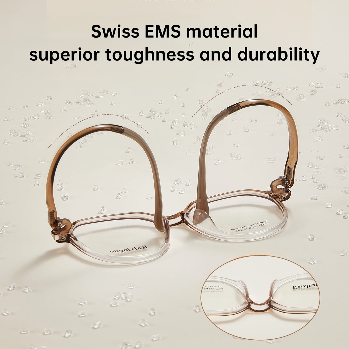 Book Light TR90 Retro Glasses Frame – Ultra-Light, Flexible & Prescription Ready