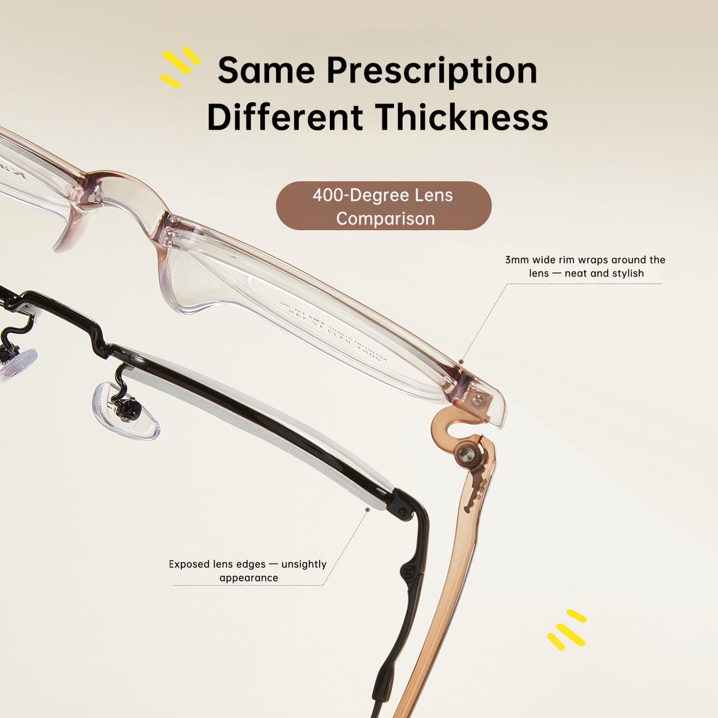 Book Light TR90 Retro Glasses Frame – Ultra-Light, Flexible & Prescription Ready