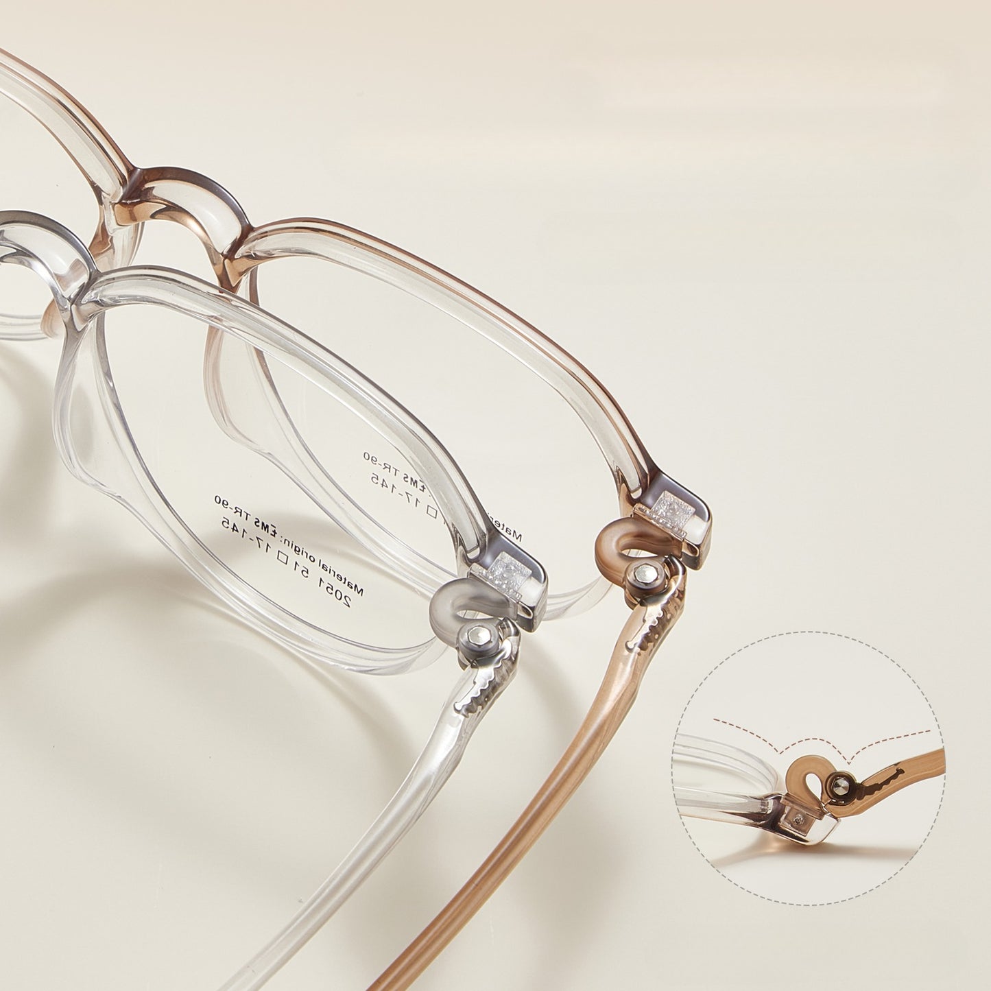 Book Light TR90 Retro Glasses Frame – Ultra-Light, Flexible & Prescription Ready