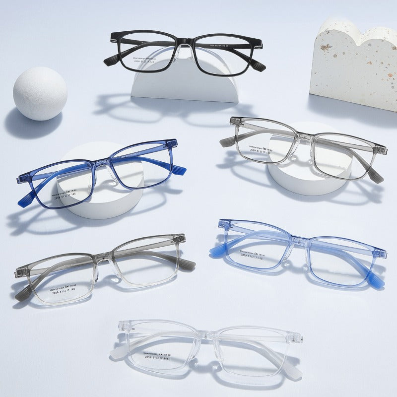 Book Light Youth EMS Eyeglass Frame – Ultra-Light, Flexible, Impact-Resistant with 3mm Wide Temples